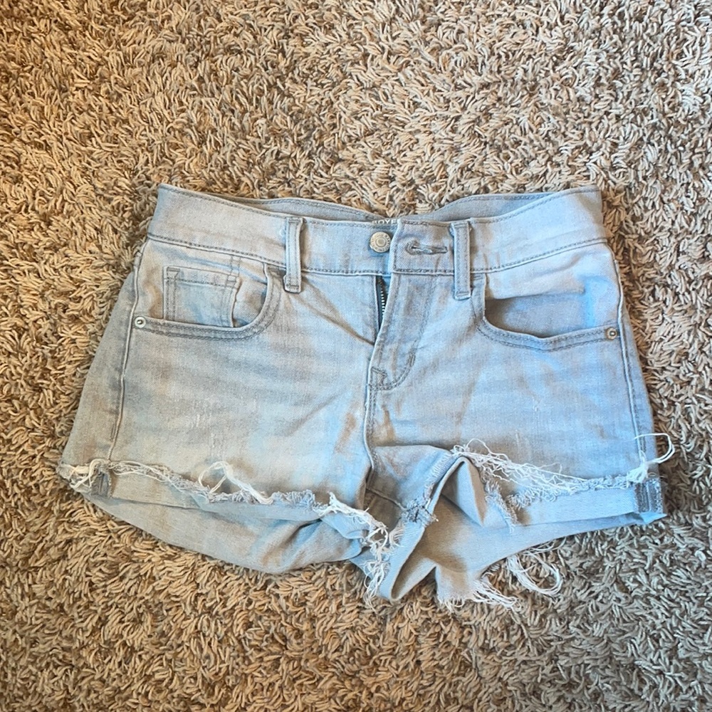 Grey Denim shorts